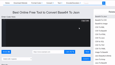 Converter BASE64 naar JSON - Beste gratis online tool