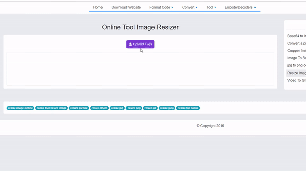 Online Tool Image Resizer - bfotool