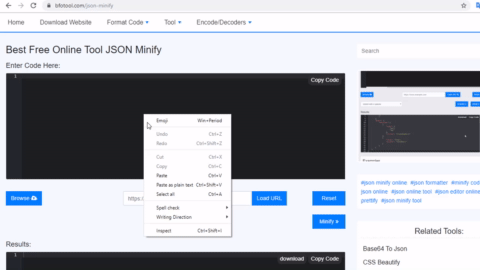 Alat Minify JSON- Minifier lan Kompresor JSON Online Gratis