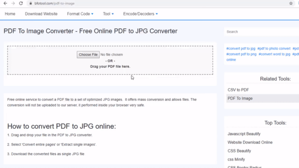 PDF naar afbeeldingsconverter - Gratis online PDF naar JPG-converter