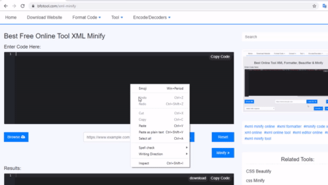 XML Minify 工具- 免费在线 XML 压缩器和压缩器