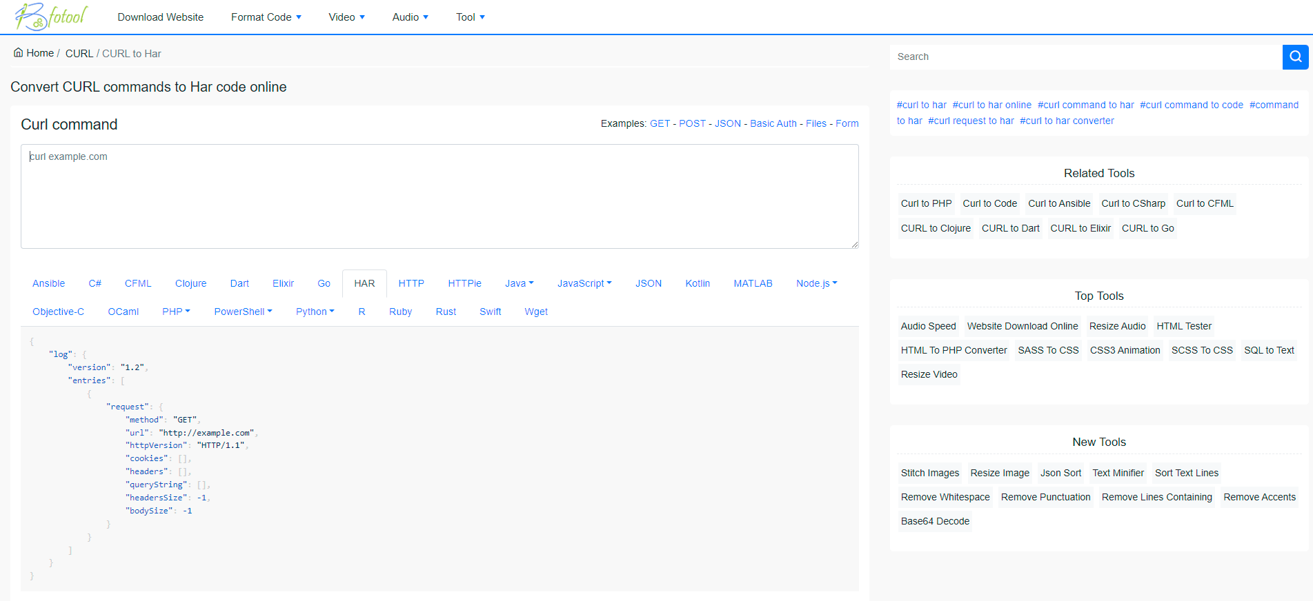 python list manipulation - python for datascience... Convert CURL commands to Har code online - bfotool